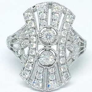 Daniel Waknine 18k White Gold Diamond Ring